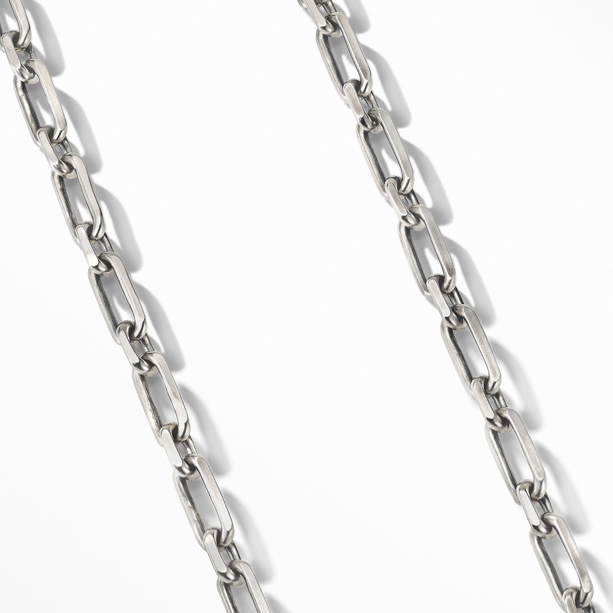 Elongated Open Link Chain, Sterling Silver, Long's Jewelers