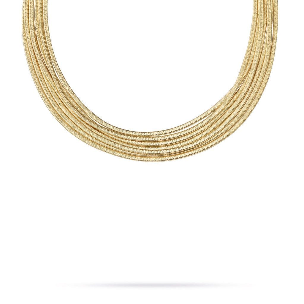 Cairo 18K Yellow gold 7 Strand Necklace