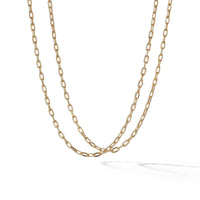 DY Madison Thin Necklace in 18K Gold, 3mm, Long's Jewelers