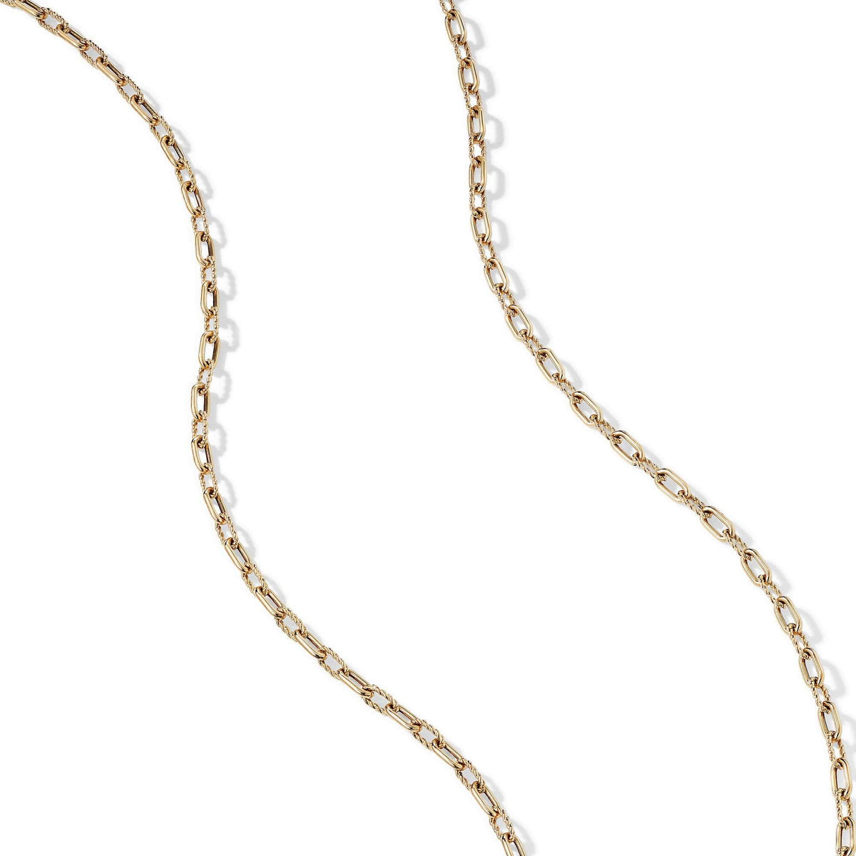 DY Madison Thin Necklace in 18K Gold, 3mm, Long's Jewelers