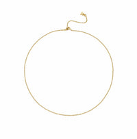 18K Yellow Gold Ball Chain Necklace