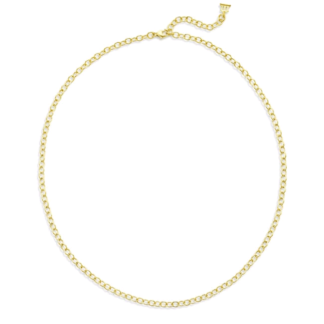 18K Yellow Gold Oval Link Chain