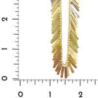18K Tri-Color Sunset Fringe Necklace