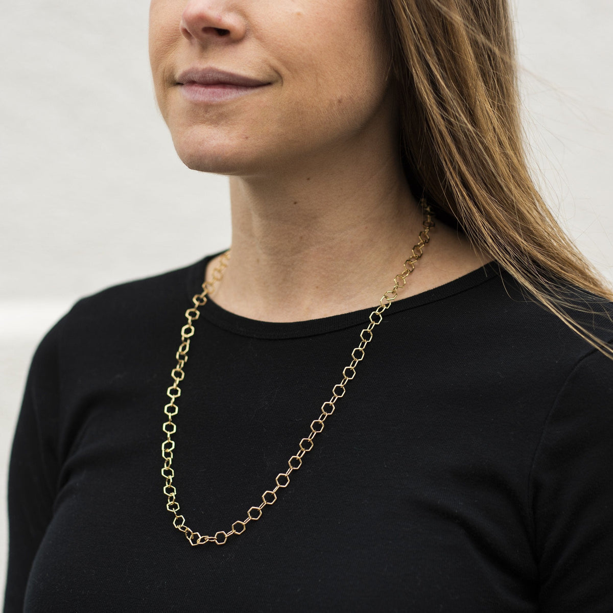 Temple St. Clair 18K Yellow Gold Beehive Chain Necklace
