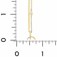 18K Yellow Gold Diamond Enhancer Chain