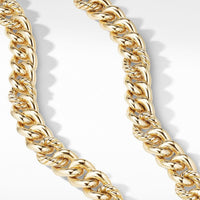 Curb Chain Necklace in 18K Yellow Gold