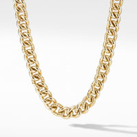 Curb Chain Necklace in 18K Yellow Gold