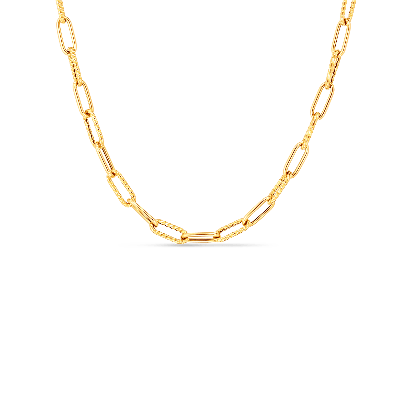 Roberto Coin 18K Yellow Gold Paperclip Chain