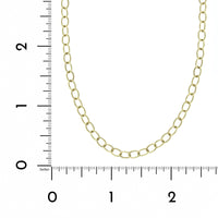 Suzy Landa 18K Yellow Gold Handmade Oval Link Chain