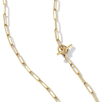 DY Madison® Elongated Chain Necklace in 18K Yellow Gold