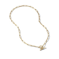 DY Madison® Elongated Chain Necklace in 18K Yellow Gold