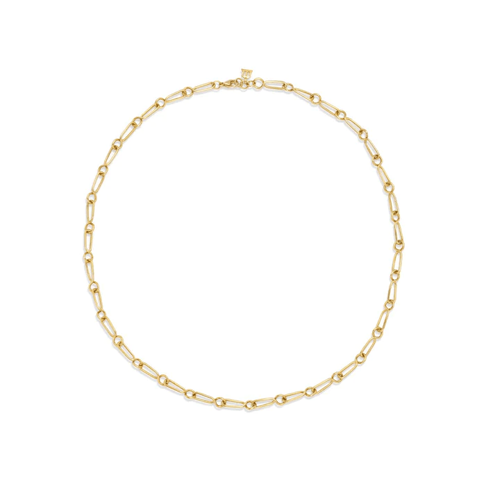 18K Yellow Gold River Chain Necklace, 18k yellow gold, Long's Jewelers