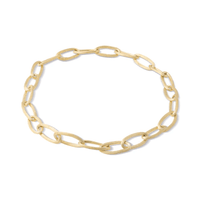 Jaipur 18K Yellow Gold Long Mix Link Necklace, Long's Jewelers