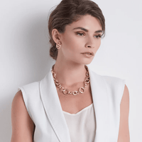 Jaipur 18K Yellow Gold Link Necklace, 18k yellow gold, Long's Jewelers