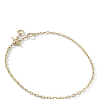 DY Madison® Three Ring Chain Necklace in 18K Yellow Gold