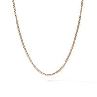 Box Chain Necklace in 18K Yellow Gold, 2.7mm