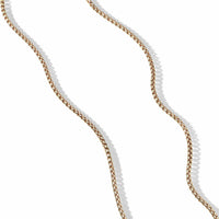 Box Chain Necklace in 18K Yellow Gold, 2.7mm
