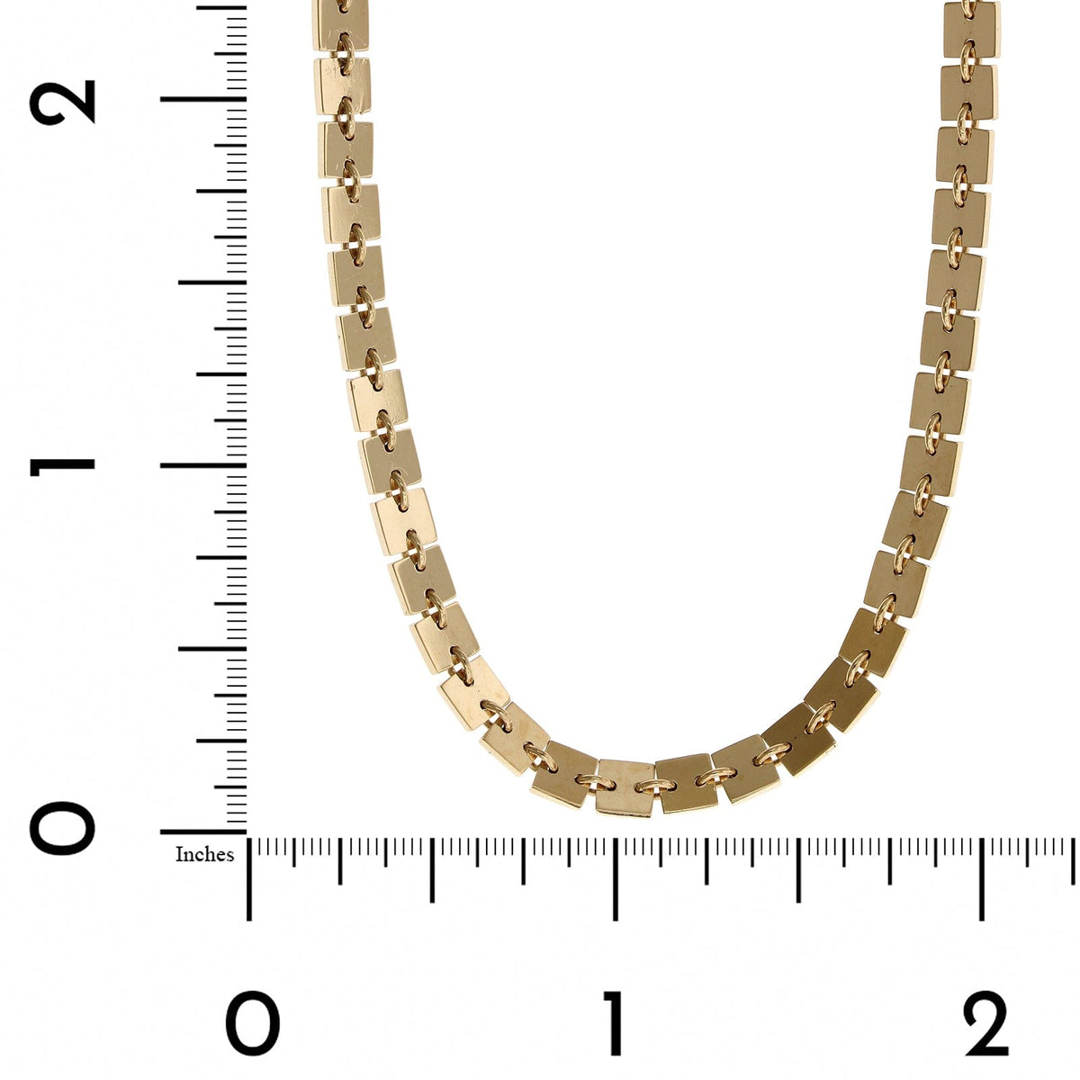 Cadar 18K Yellow Gold Square Chain
