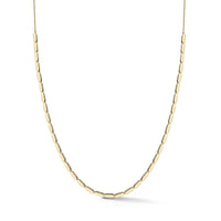 14K Yellow Gold Bar Station Necklace, 14k yellow gold, Long's Jewelers