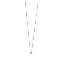 18K Yellow Gold Diamond Cut Chain