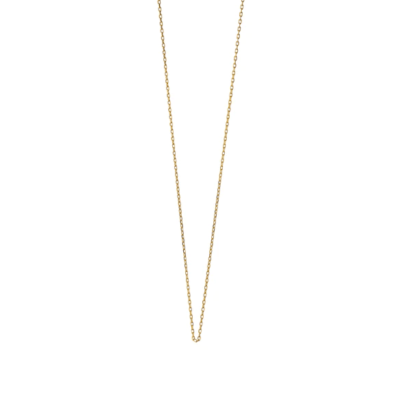 18K Yellow Gold Diamond Cut Chain