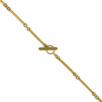 Mallary Marks 22K and 18K Yellow Gold Bamboo Necklace