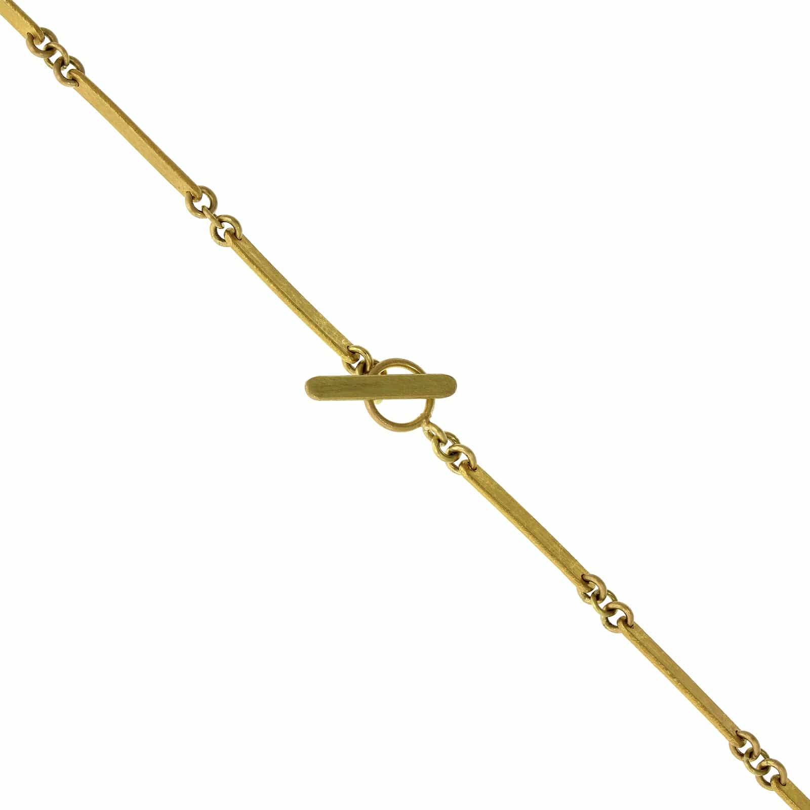 Mallary Marks 22K and 18K Yellow Gold Bamboo Necklace