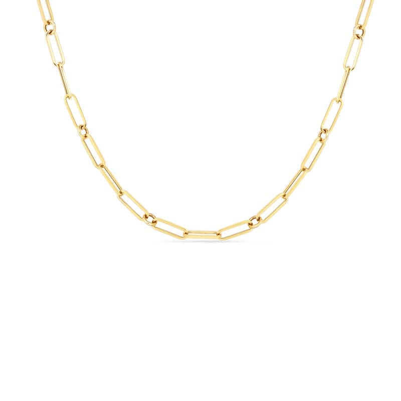 Roberto Coin 18K Yellow Gold Paperclip Chain