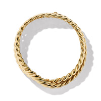 Sculpted Cable Double Wrap Bracelet in 18K Yellow Gold
