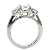 Platinum 3 Stone Diamond Engagement Ring, Platinum, Long's Jewelers