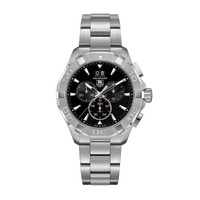 TAG Heuer Aquaracer Calibre 16 Automatic Mens Black Steel Chronograph