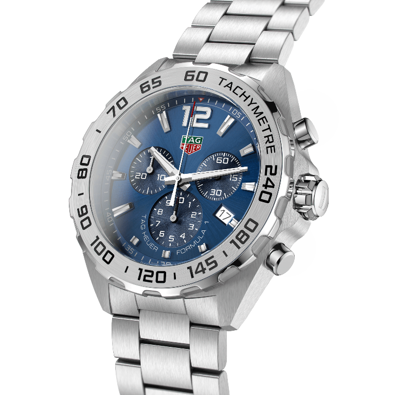 TAG Heuer Formula 1 Quartz Mens Blue Steel Chronograph
