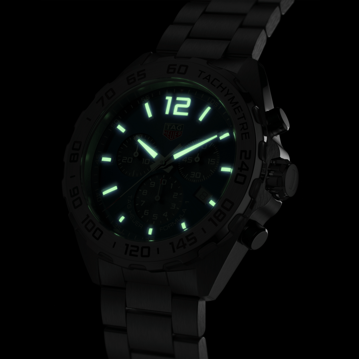TAG Heuer Formula 1 Quartz Mens Blue Steel Chronograph