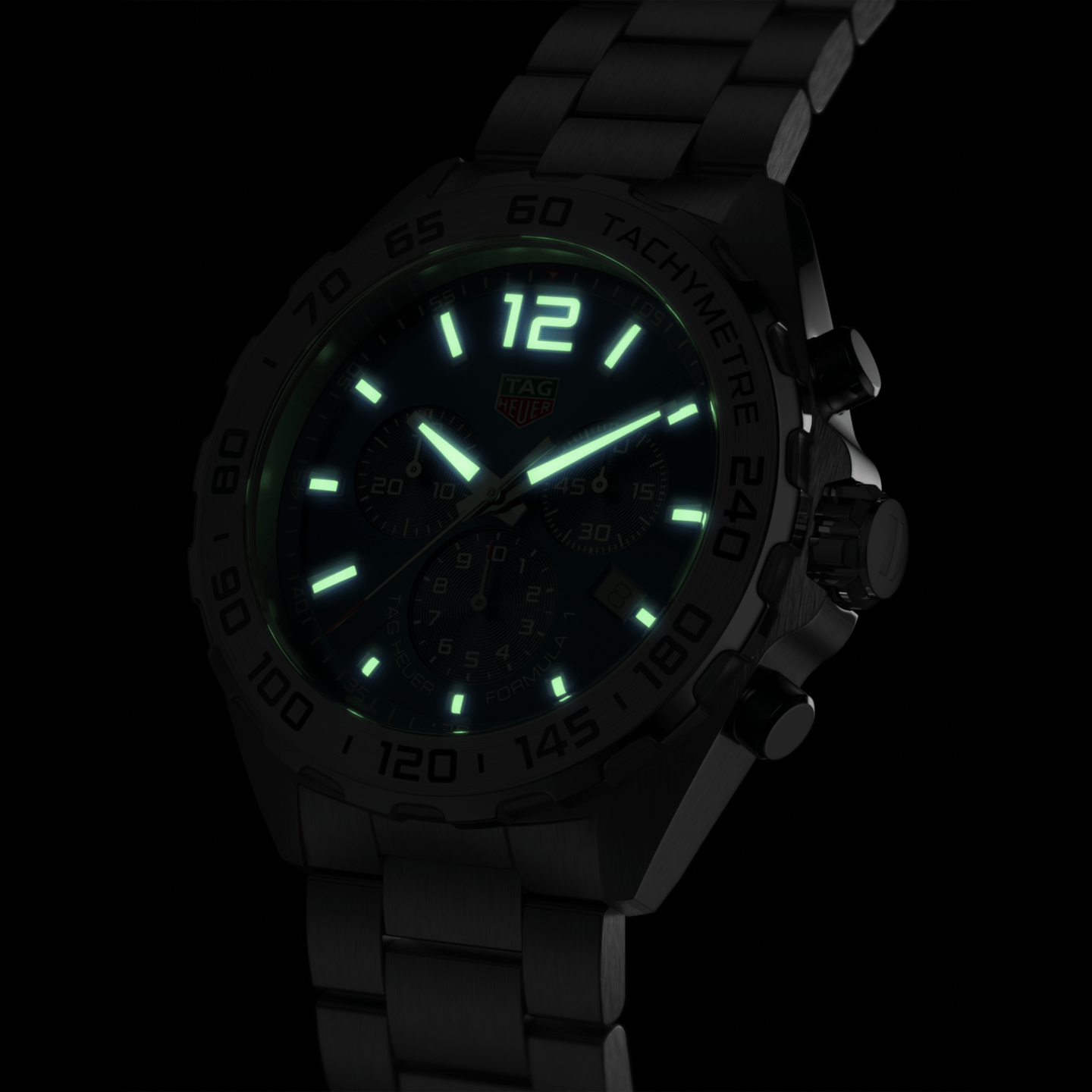 TAG Heuer Formula 1 Quartz Mens Blue Steel Chronograph