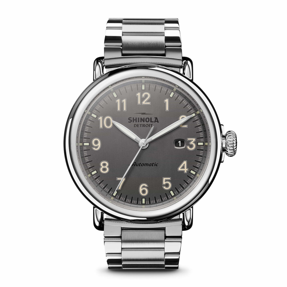 The Runwell Automatic 45MM SS Gray Dial Watch