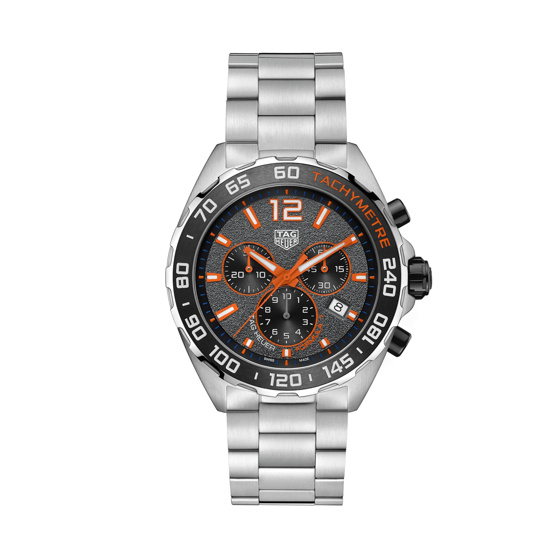 TAG Heuer Formula 1 Gray Orange Steel Chronograph CAZ101AH.BA0842