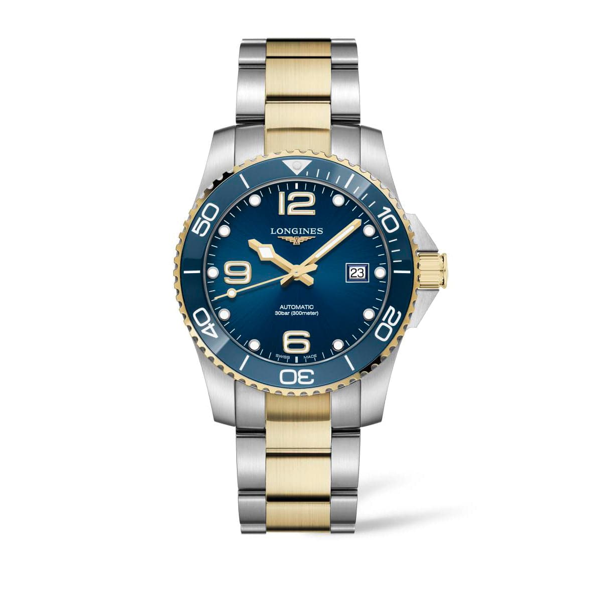 HydroConquest 41mm Stainless Steel/PVD Automatic, Long's Jewelers