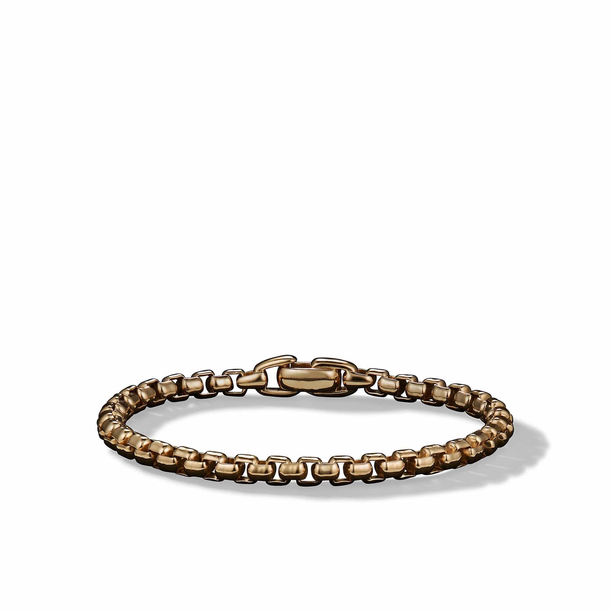 Box Chain Bracelet in Gold