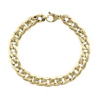 14K Yellow Gold Cuban Chain Bracelet