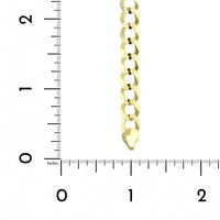 14K Yellow Gold Curb Link Bracelet