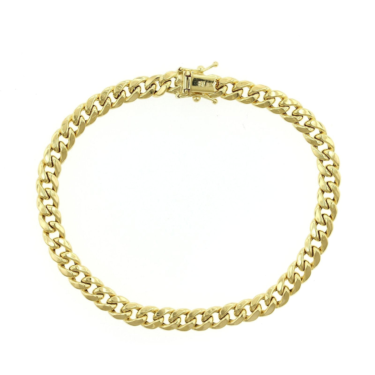 14K Yellow Gold Curb Link Bracelet