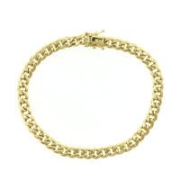 14K Yellow Gold Curb Link Bracelet