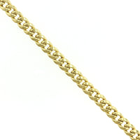 14K Yellow Gold Curb Link Bracelet
