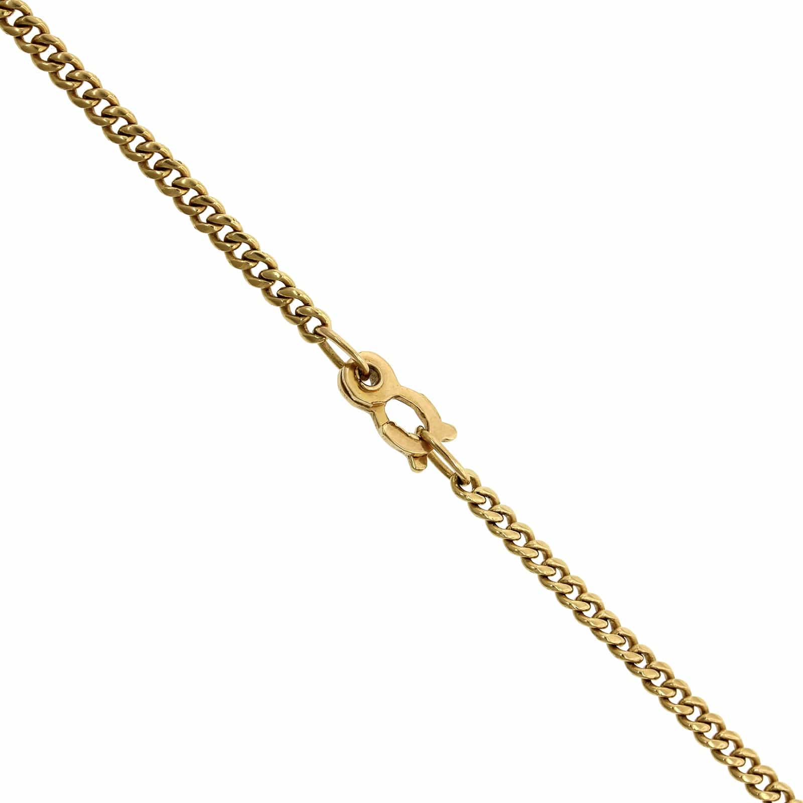 18K Yellow Gold Israel Coin Necklace