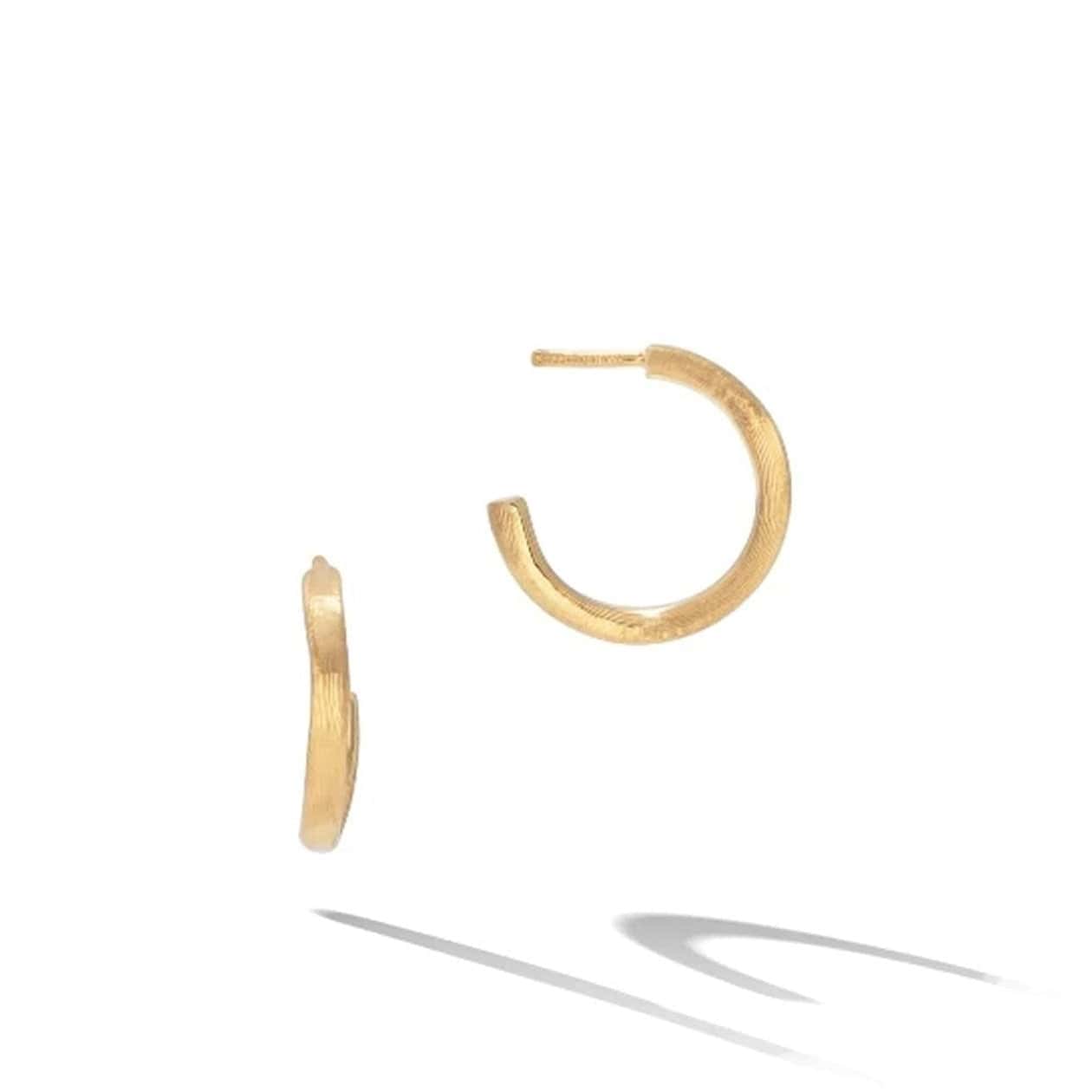Marco Bicego Delicati 18K Hand Engraved Yellow Gold Hoop Earrings