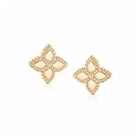 Roberto Coin 18K Yellow Gold Princess Flower Stud Earrings