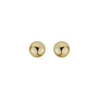 14K Yellow Gold Ball Stud Earrings