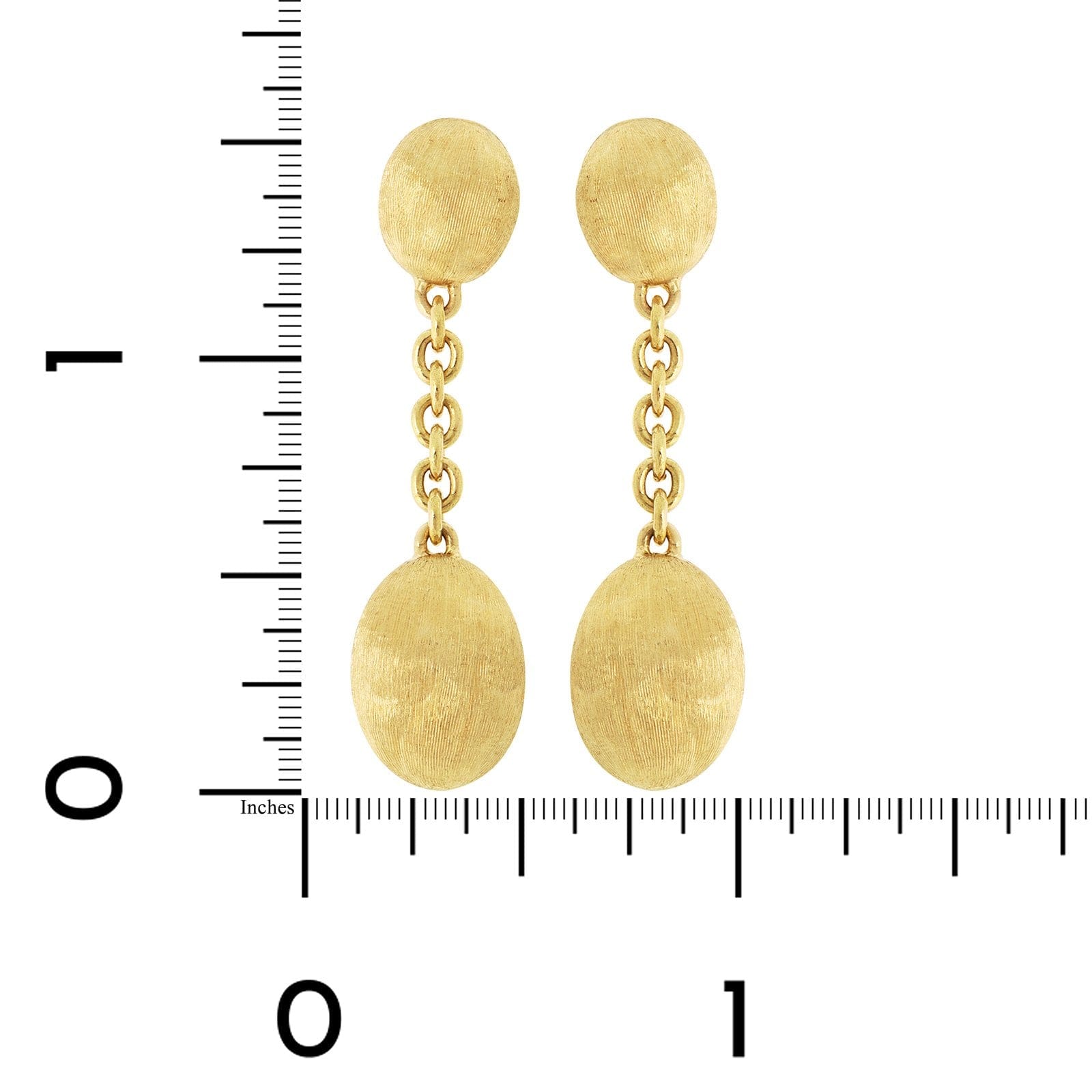Marco Bicego Siviglia 18K Yellow Gold Oval Drop Earrings