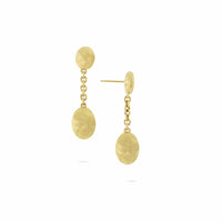Siviglia 18K Yellow Gold Oval Drop Earrings