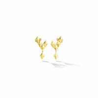 18K Yellow Gold Python Climber Earrings, 18k yellow gold, Long's Jewelers